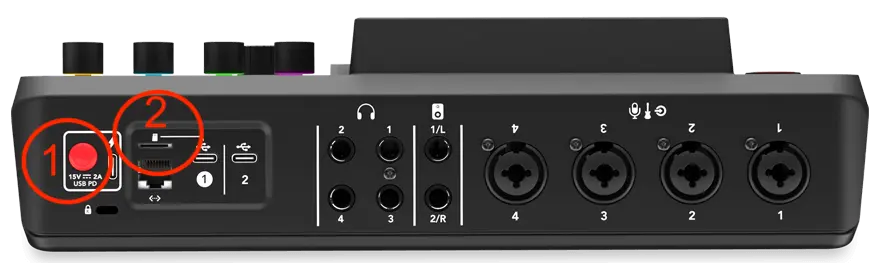 Panneau arrière Rodecaster pro II, tuto