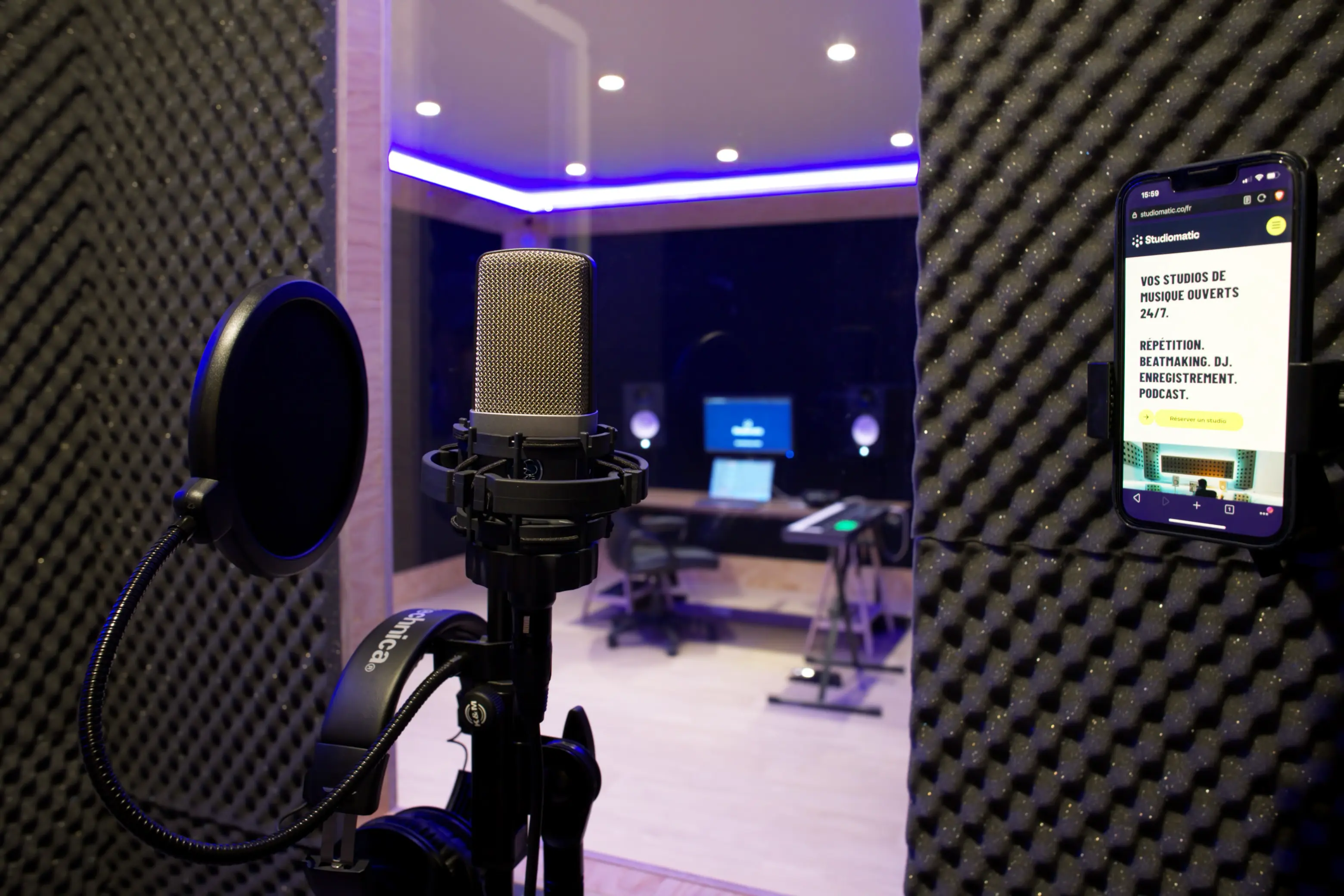 Photo d'illustration #3 du Studio 5 - Carrefour Pleyel de type Studio d'enregistrement dans la ville Saint-Denis