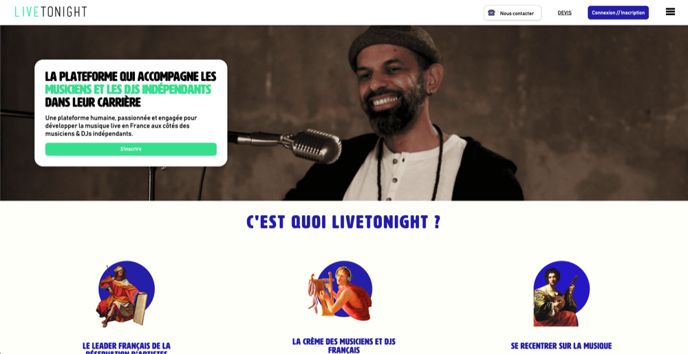LiveTonight, trouver des dates de concert facilement