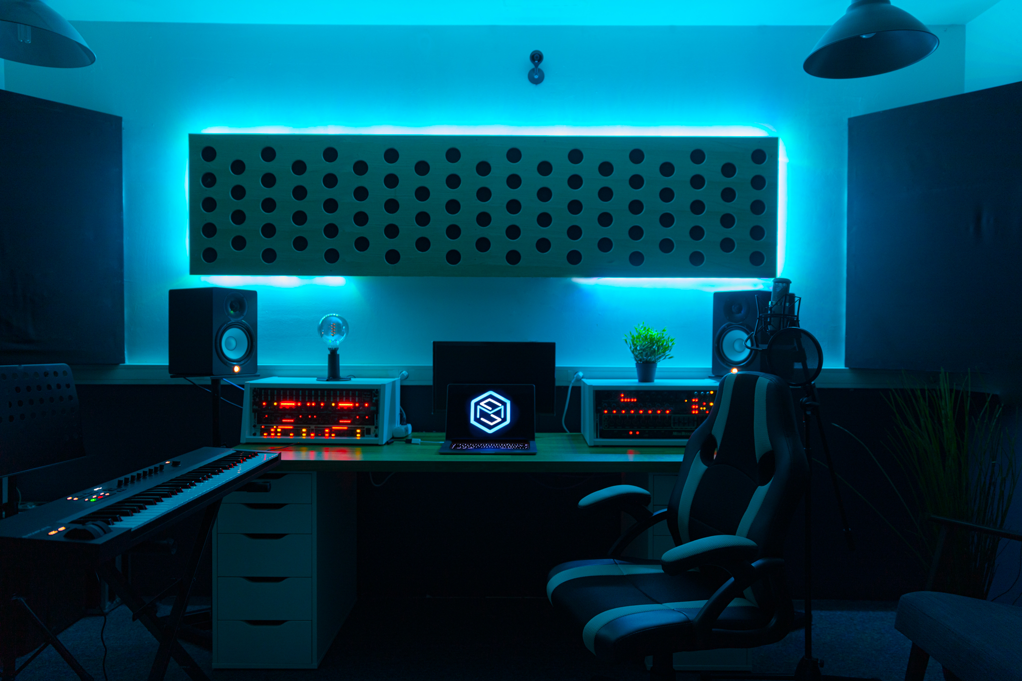 Illustration pour studio de beatmaker Studiomatic