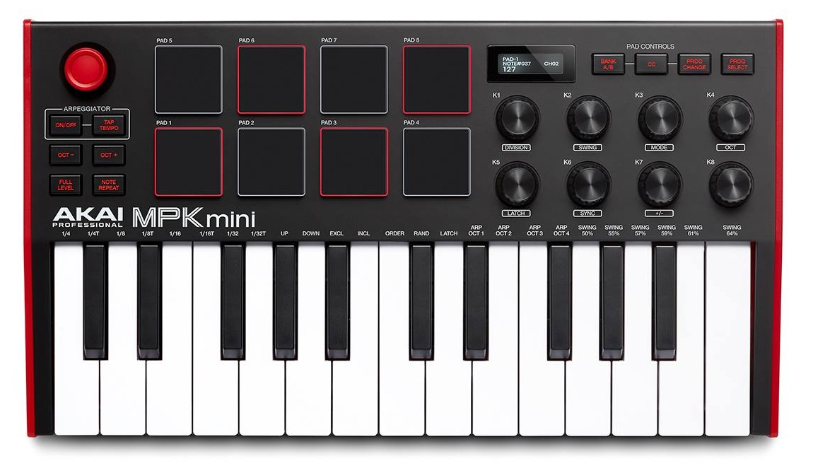 Illustration pour clavier maître Akai MPK Mini MK3