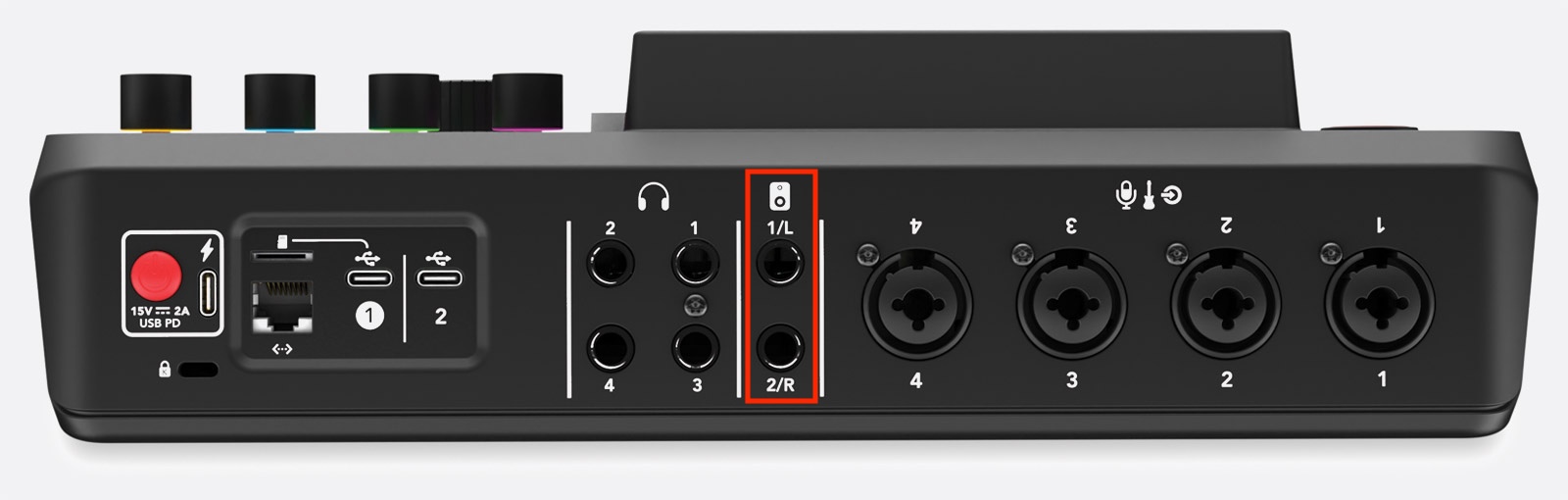 Utilisation de la sortie enceinte de la Rodecaster Pro II pour l'option vidéo